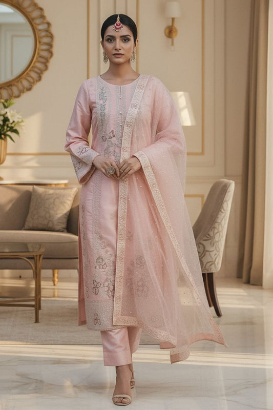 Zaib-o-Zeenat | Dressline | Farsha Sheesha Silk