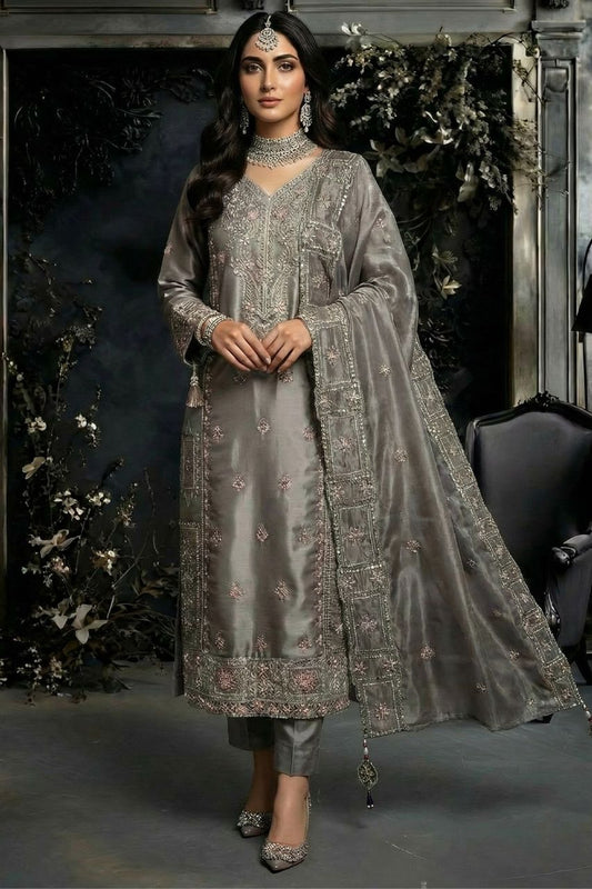 Fatima Bano | Dressline | Tehzeeb - Lava Silk