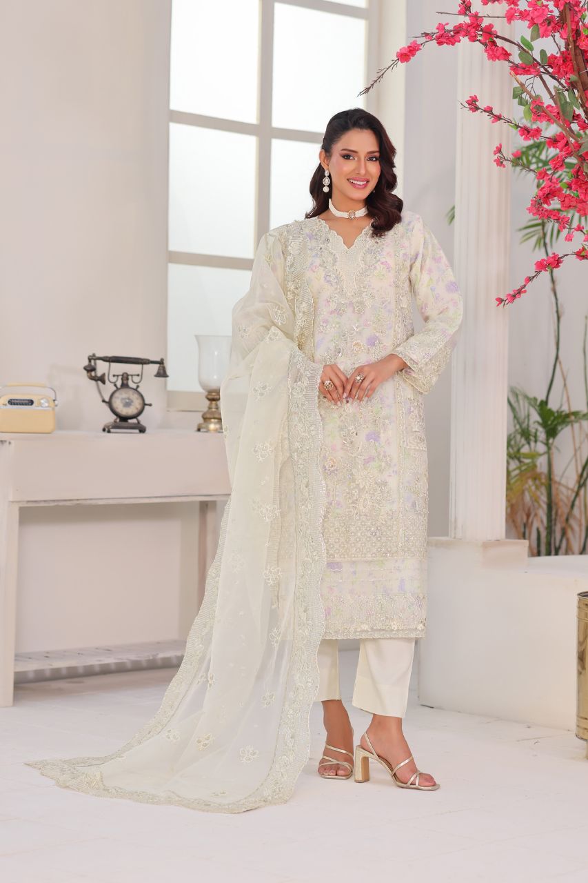 Mushkk By Dr.Haris Luxury Organza