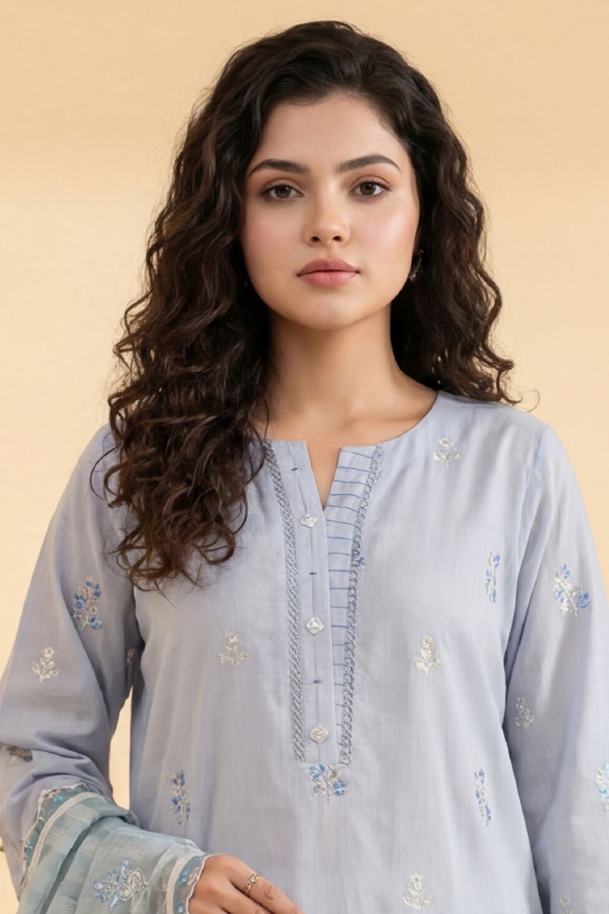 Zaib-o-Zeenat By Neeshey Luxury Laser-Kari Embroidered Lawn Volume-3PC