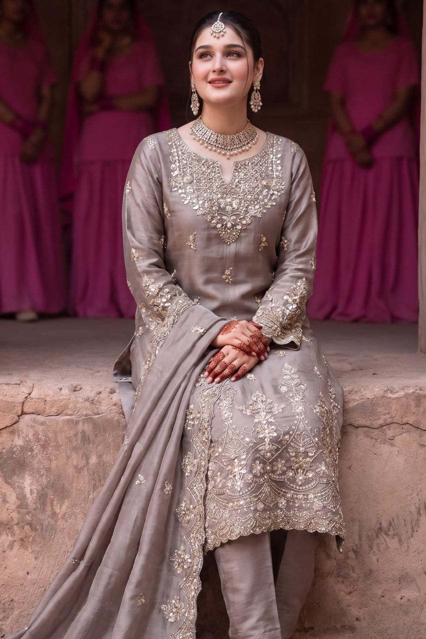 Fatima Bano By Aroob | Dressline | Lava Silk