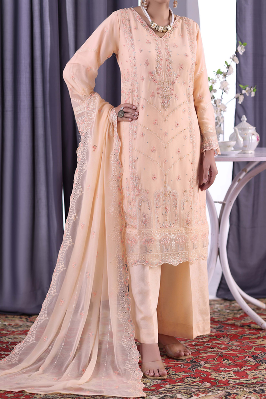 Noor Jahan | Embroidered | Chiffon