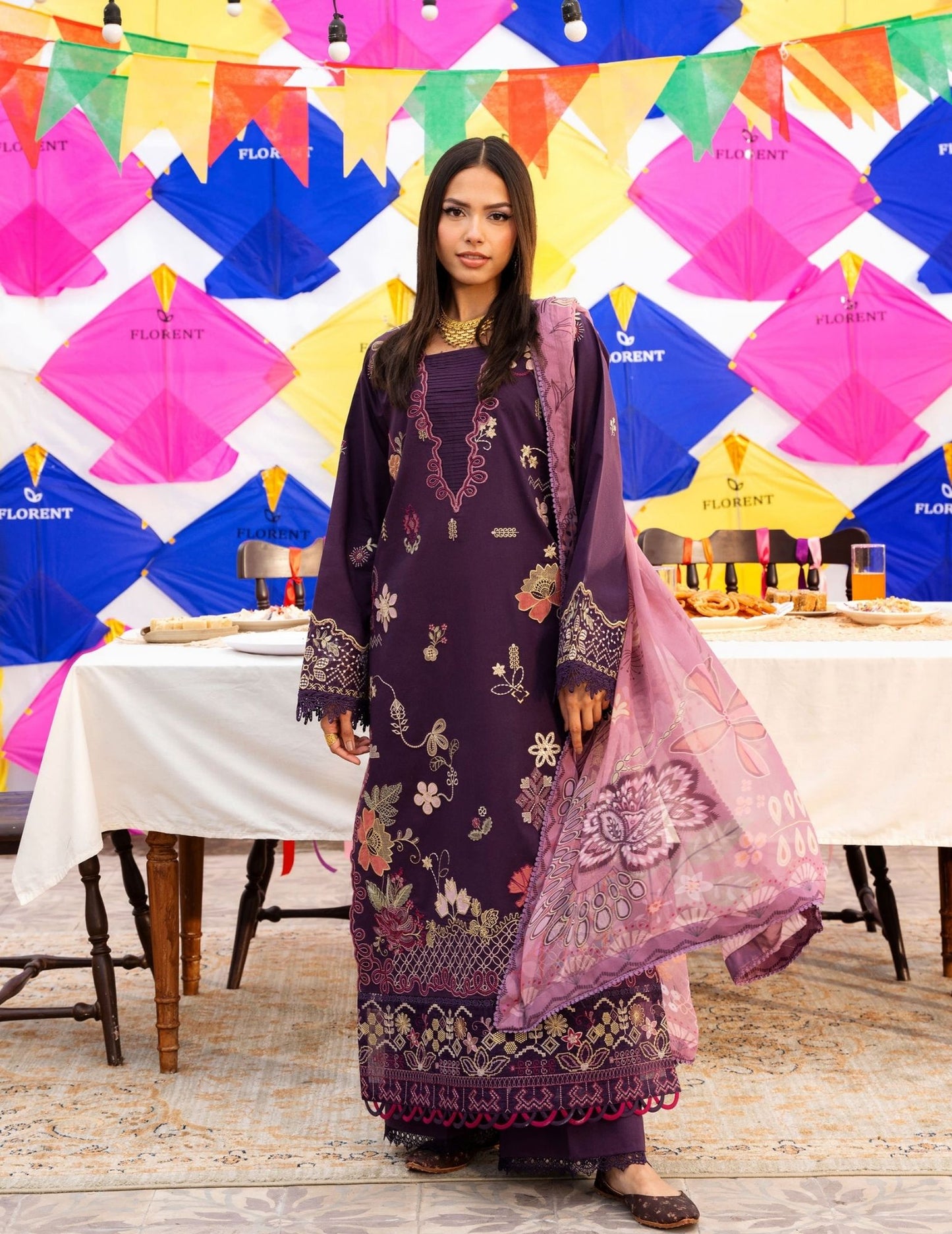 Florent Embroidered | Lawn'26
