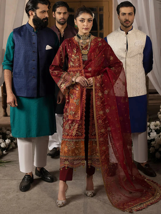 Mahrukh | Mahnur Luxury lawn 3 | PC