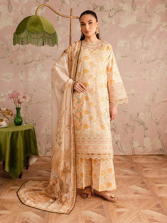 Leila | Mahnur Luxury Lawn | 3PC