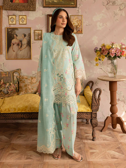 Leila | Mahnur Luxury Lawn | 3PC