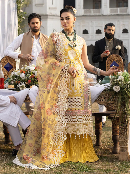 Mahrukh | Mahnur Luxury lawn 3 | PC
