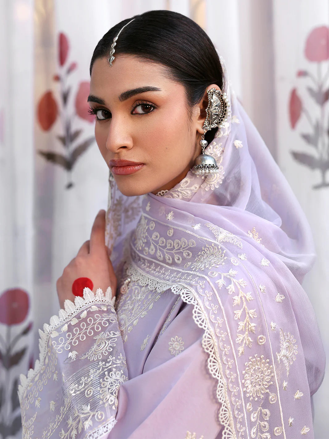 Angan | Mahnur Luxury Embroidered Lawn | 3PC