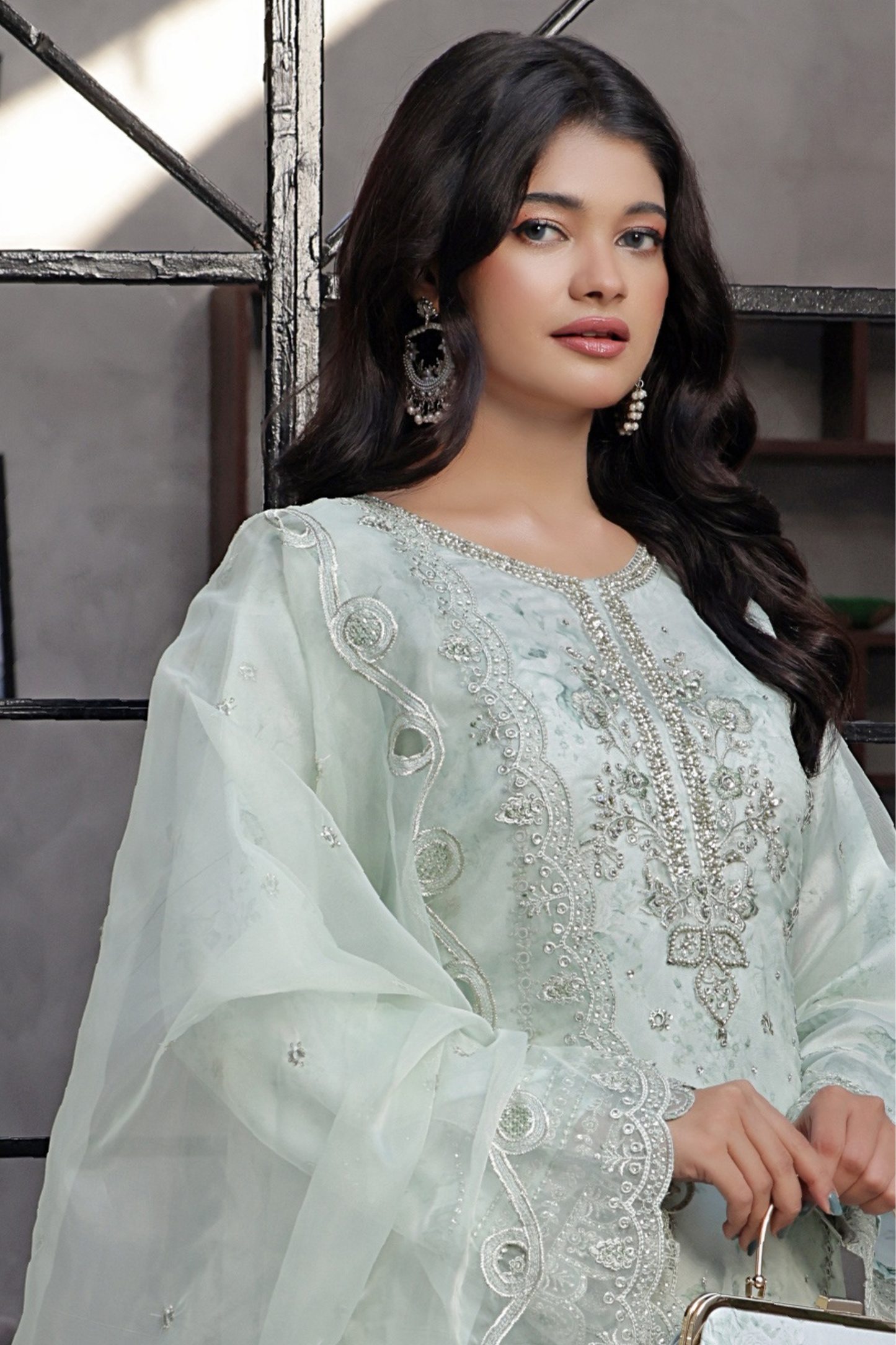 Zaib-o-Zeenat | Dressline | Naaira | Organza-3PC