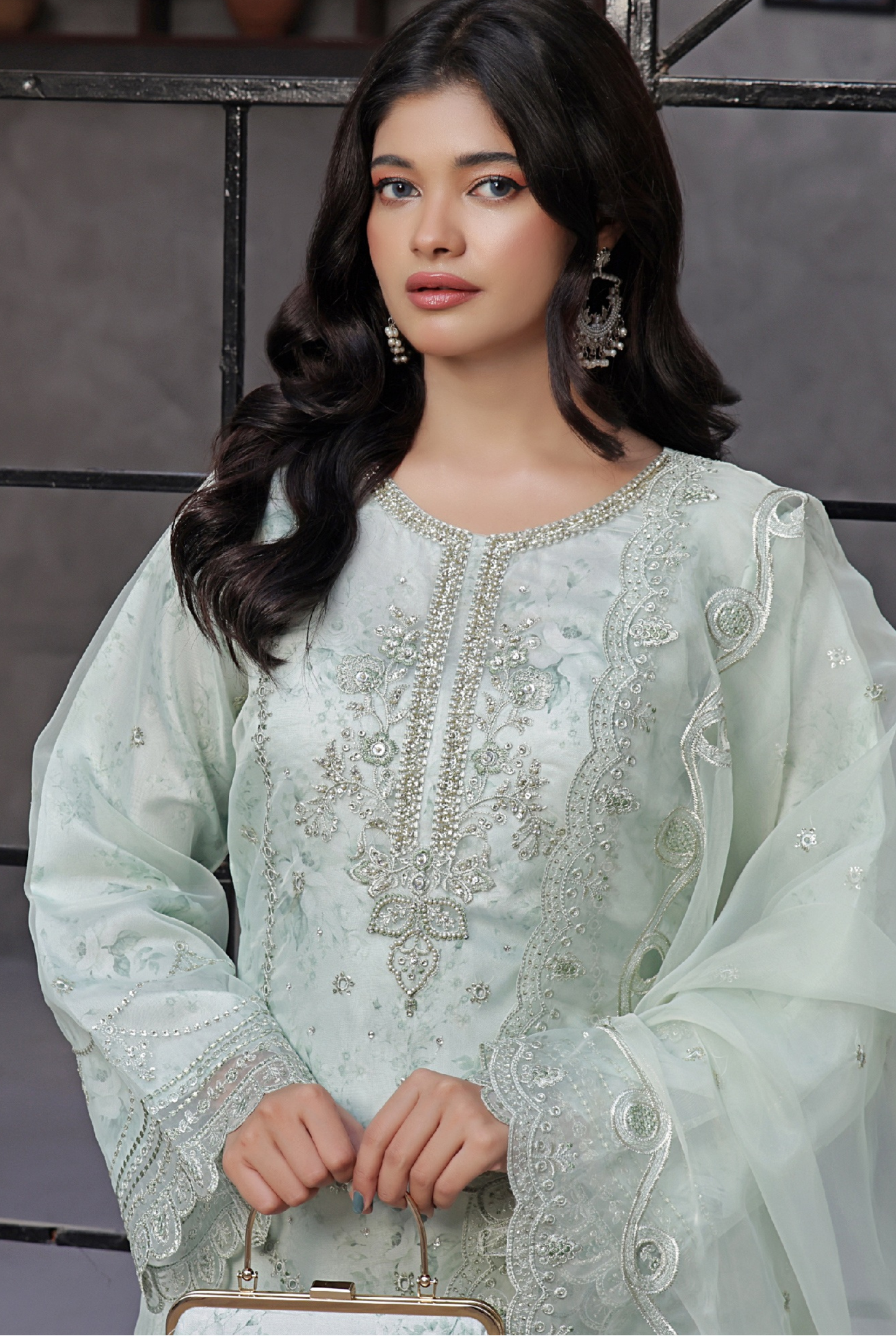 Zaib-o-Zeenat | Dressline | Naaira | Organza-3PC