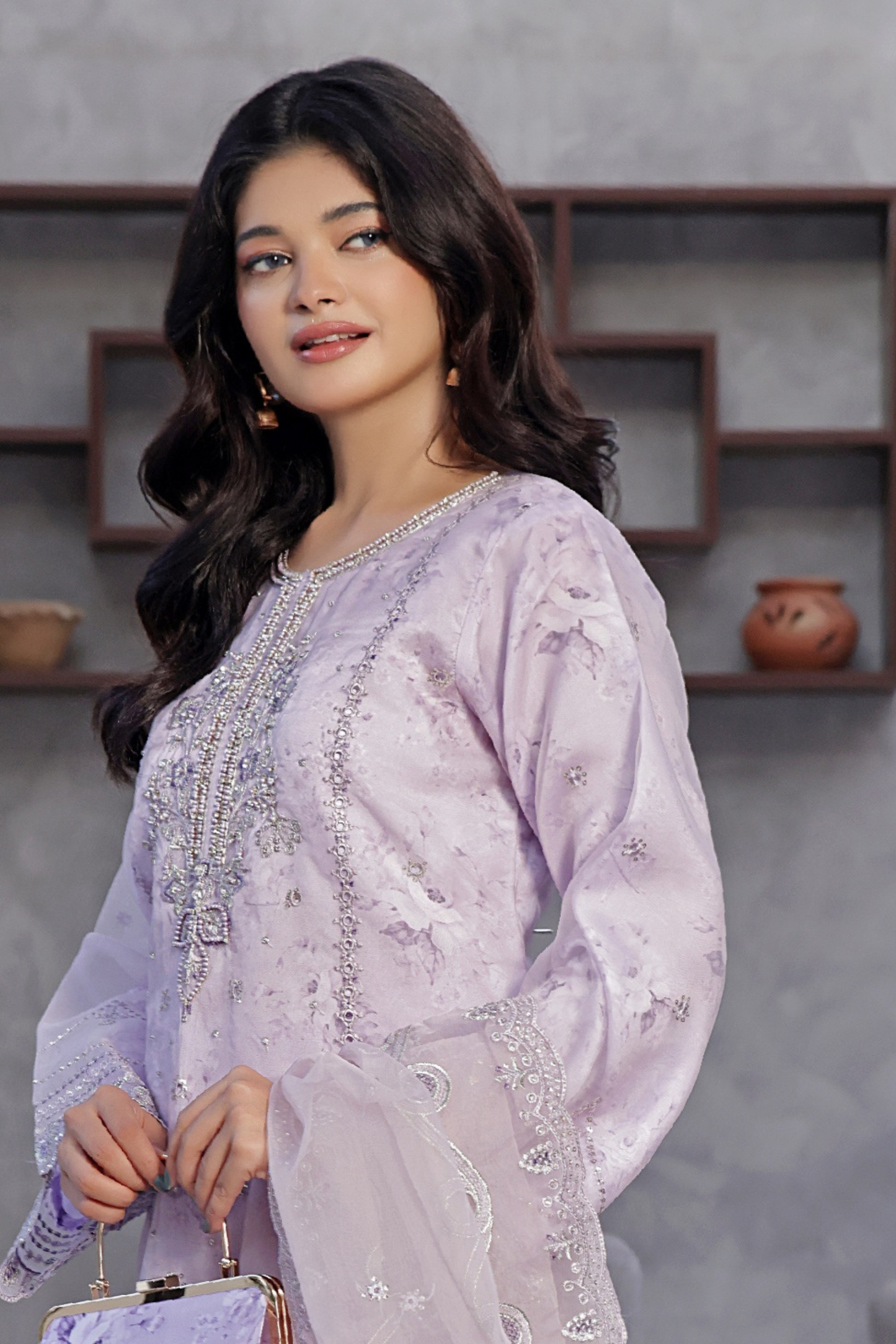 Zaib-o-Zeenat | Dressline | Naaira | Organza-3PC