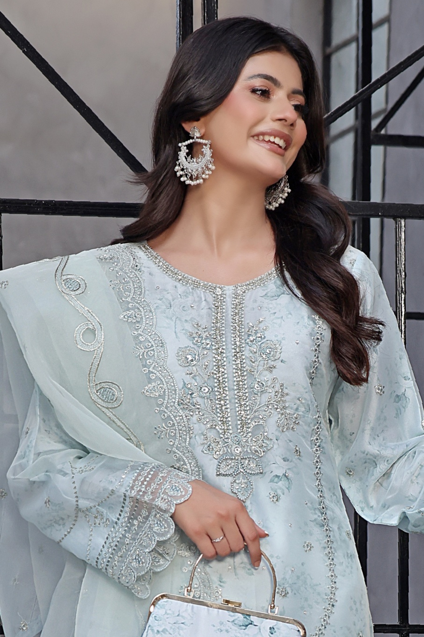 Zaib-o-Zeenat | Dressline | Naaira | Organza-3PC