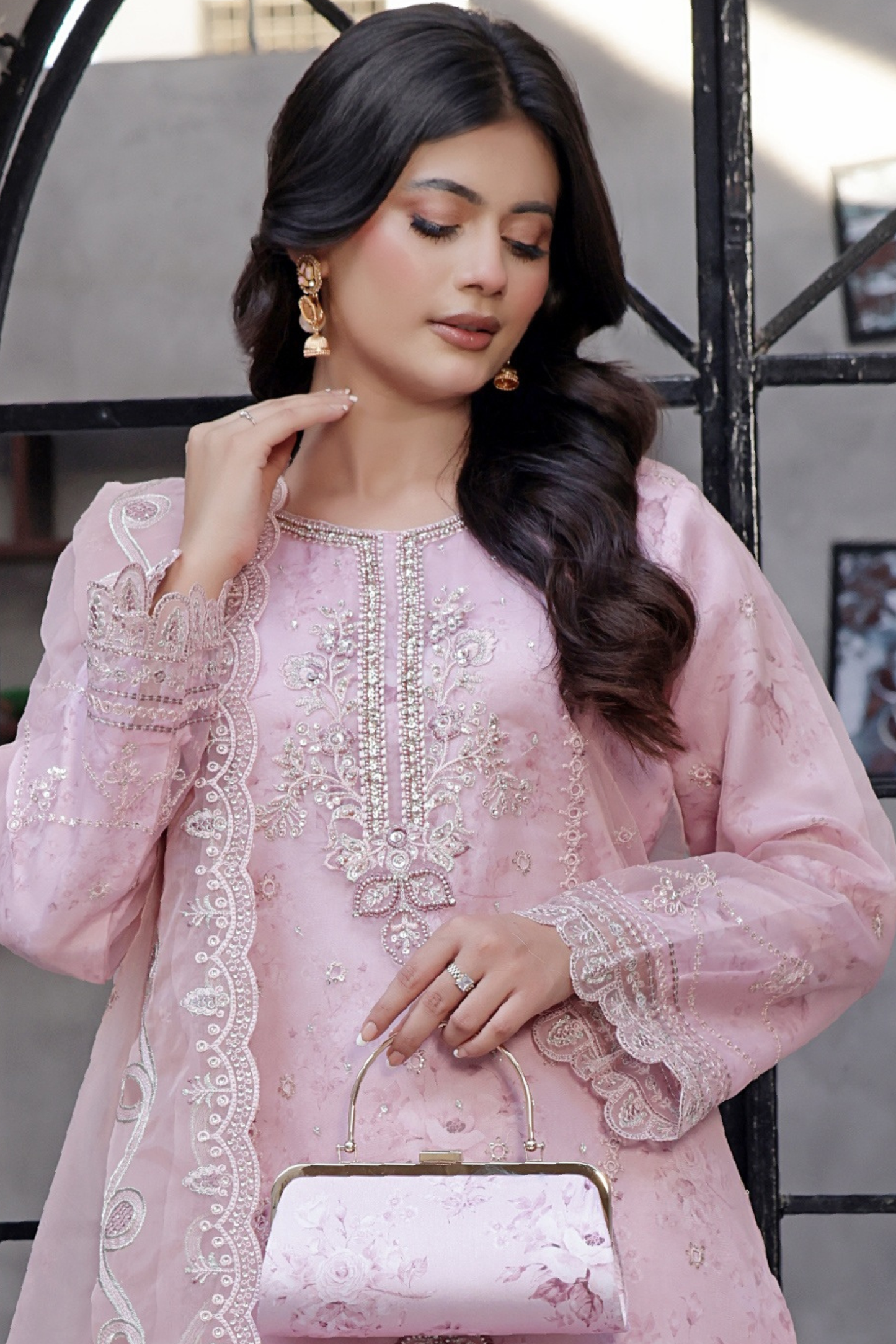 Zaib-o-Zeenat | Dressline | Naaira | Organza-3PC